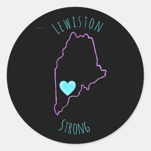 Lewiston Strong Sticker
