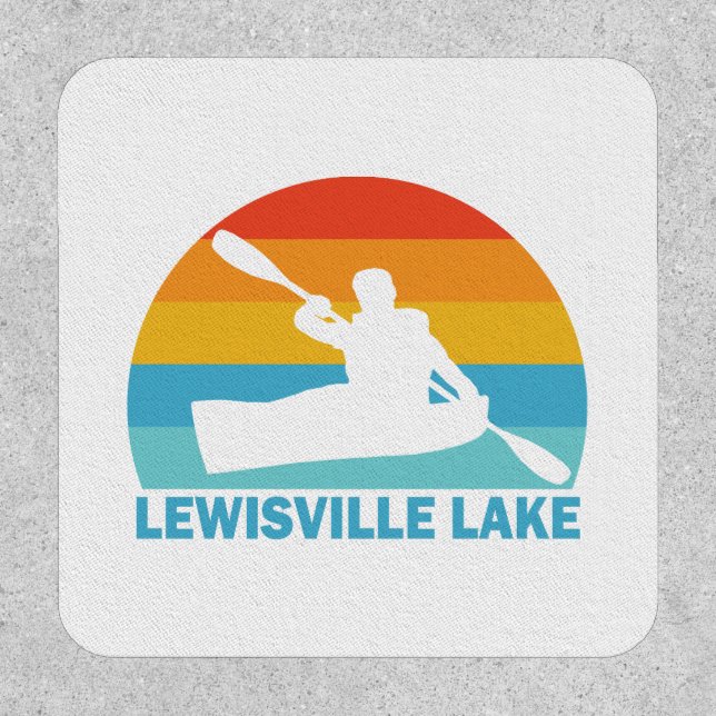 Lewisville Lake Texas Kayak Patch (Front)