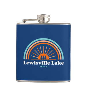 Lewisville Lake Texas Rainbow Flask