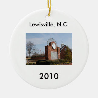 Lewisville, N.C. Ceramic Ornament