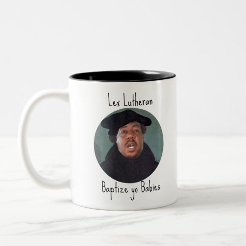 Lex Lutheran Two_Tone Coffee Mug