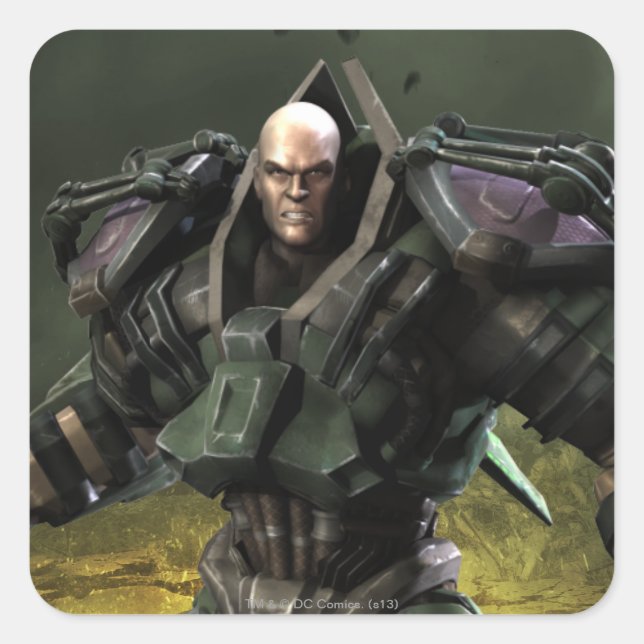 Lex Luthor Square Sticker (Front)