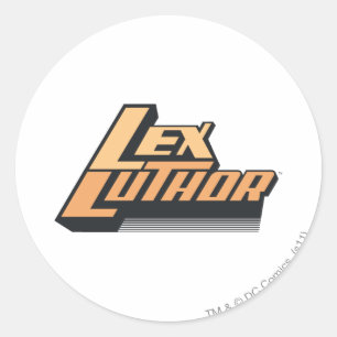 Lex Luthor - Two Lines Classic Round Sticker