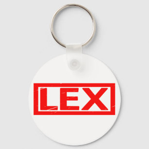 Lex Stamp Keychain