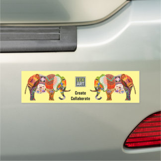 LexArt Collaborate Car Magnet