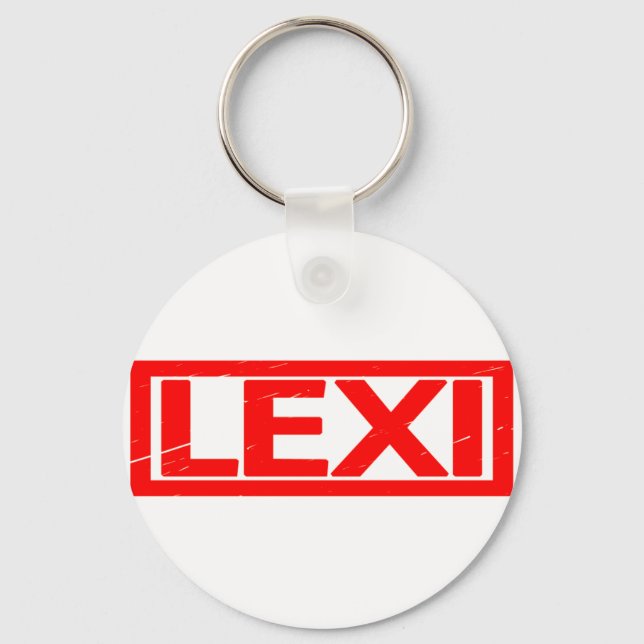 Lexi Stamp Keychain (Front)