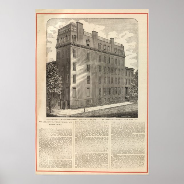 Lexington Avenue Turkish and Roman Baths Poster (Front)