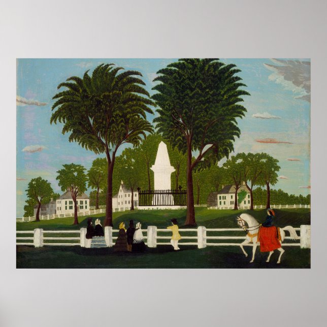 Lexington Battle Monument, c.1830 Poster (Front)