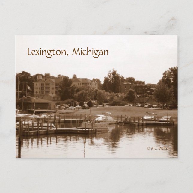 Lexington Harbor Postcard (Front)