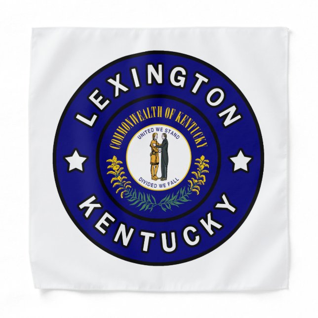 Lexington Kentucky Bandana (Front)
