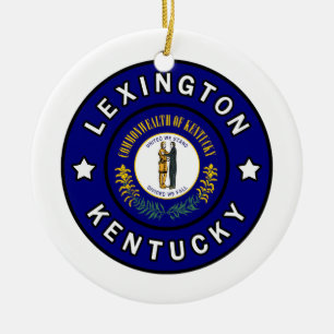 Lexington Kentucky Ceramic Ornament