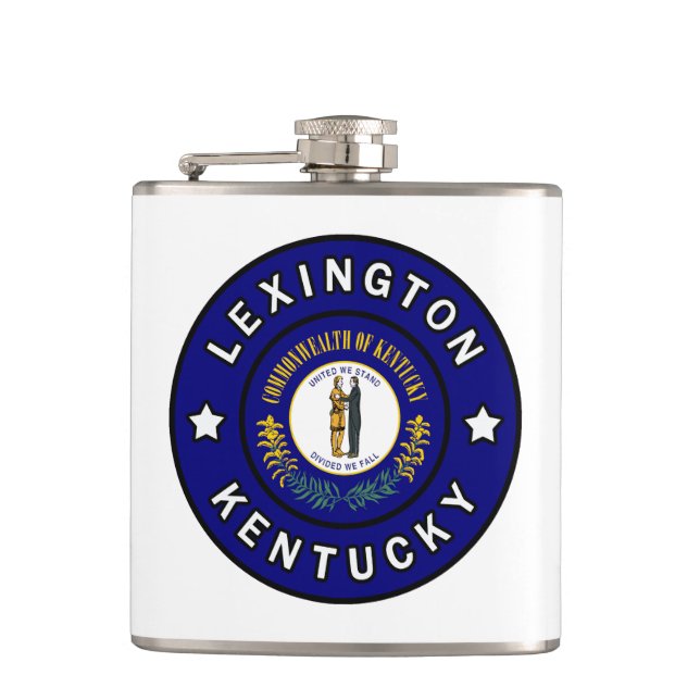 Lexington Kentucky Flask (Front)