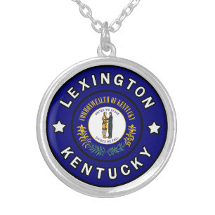 Lexington Kentucky Silver Plated Necklace