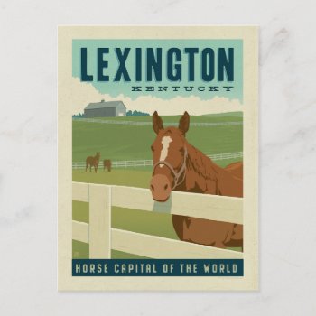 Lexington  Ky | Horse Capital Of The World Postcard by AndersonDesignGroup at Zazzle