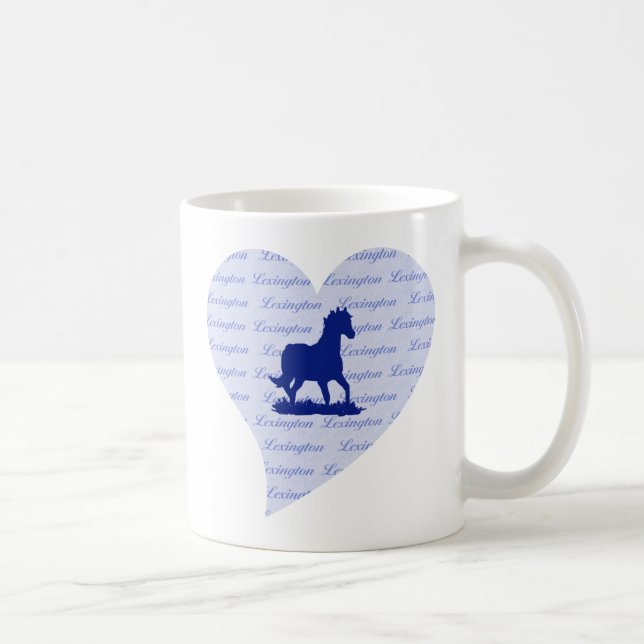 Lexington KY Horse Coffee Mug (Right)