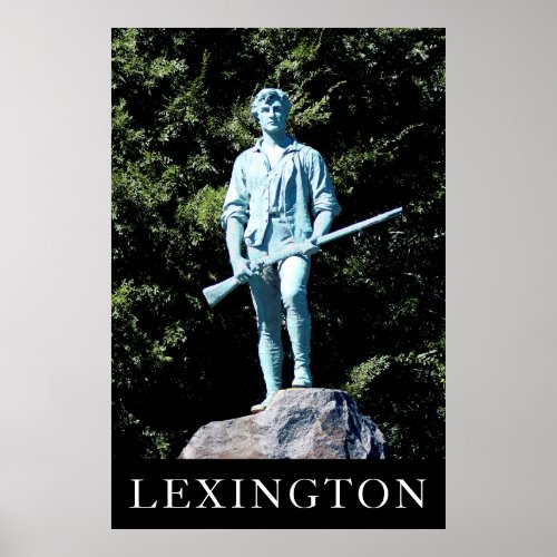 Lexington Minuteman Poster