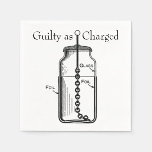 Leyden Jar Guilty as Charged Napkins