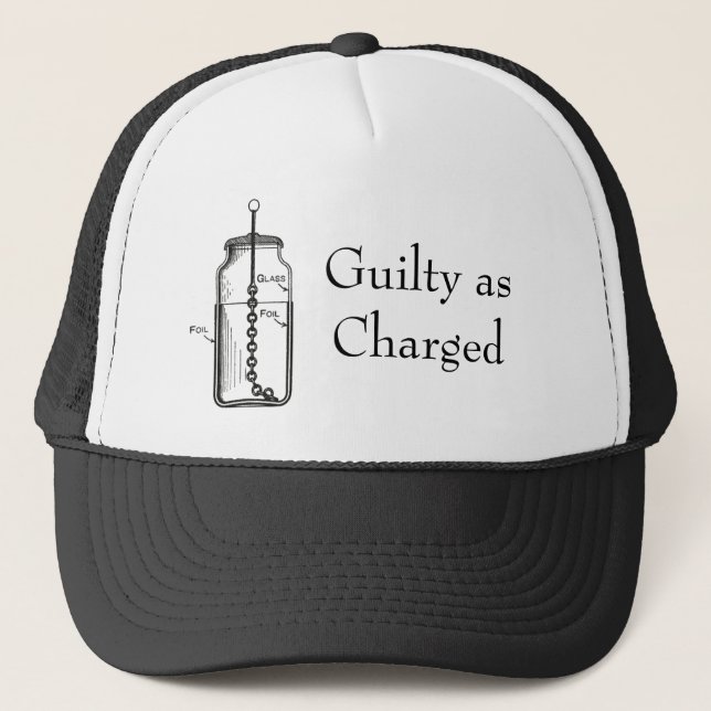 Leyden Jar Guilty as Charged Trucker Hat (Front)