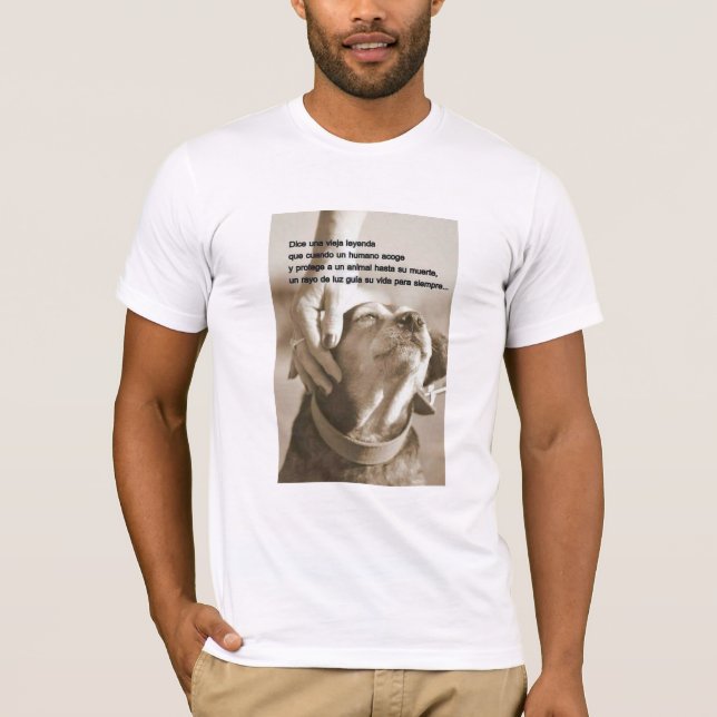 Leyenda sobre adoptar animales T-Shirt (Front)