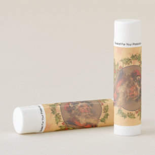 Leyendecker Father Christmas Antique Victorian Lip Balm