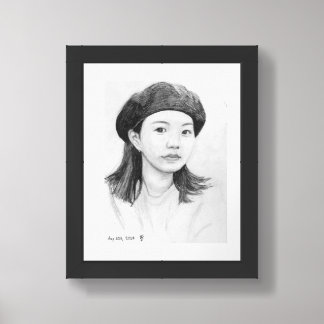 LEYI - FRAMED PORTRAIT FRAMED ART