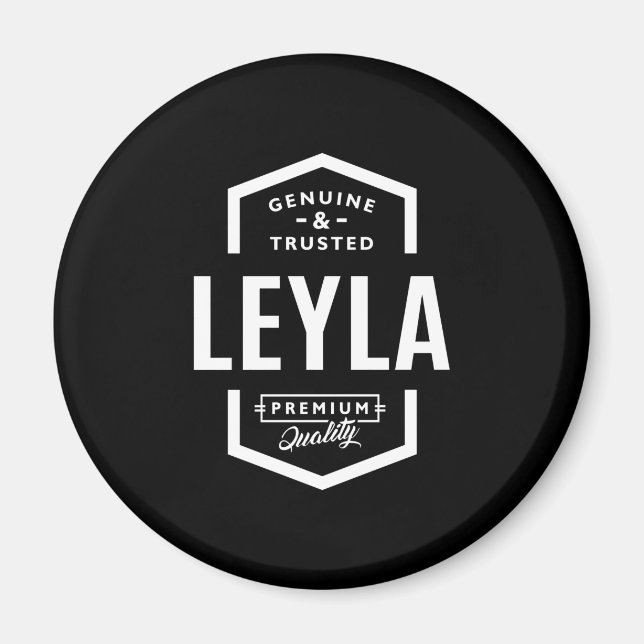 Leyla Personalized Name Birthday Magnet (Front)