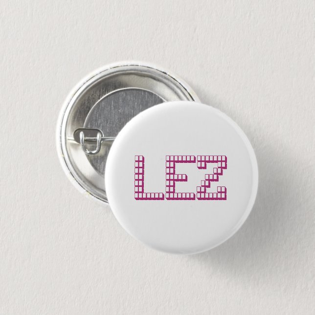 LEZ BUTTON (Front & Back)