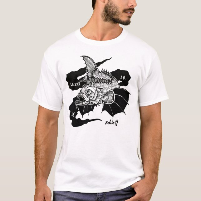 Lezar the Sabl's Man T-shirt (Front)