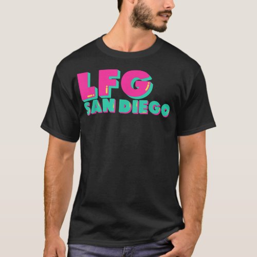 LFGSD Baseball fan San Diego Sports LFG SD T_Shirt