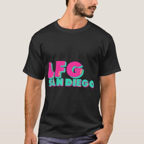 LFGSD Baseball fan San Diego Sports LFG SD T_Shirt