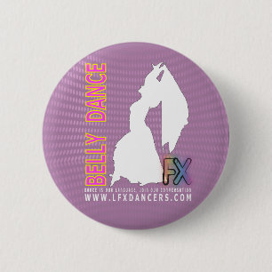 LFX Dancers Belly Dance Tribal Cabaret Fusion Pinback Button