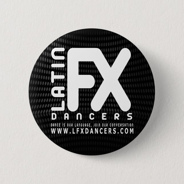 LFX Official Button Black (Front)
