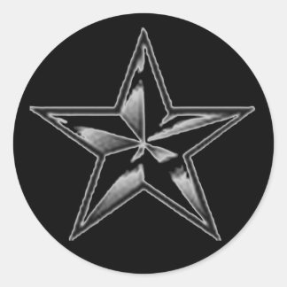 LG CRC TEMP BLK CLASSIC ROUND STICKER