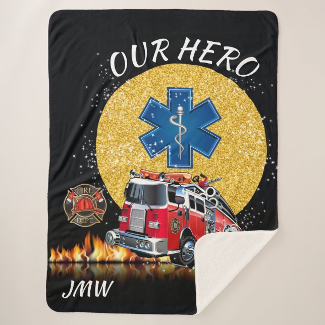 LG Firefighter EMS Wrapped in Love Blanket (Front)