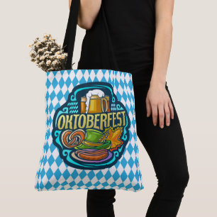 Lg. Oktoberfest Tote - See Back Bag