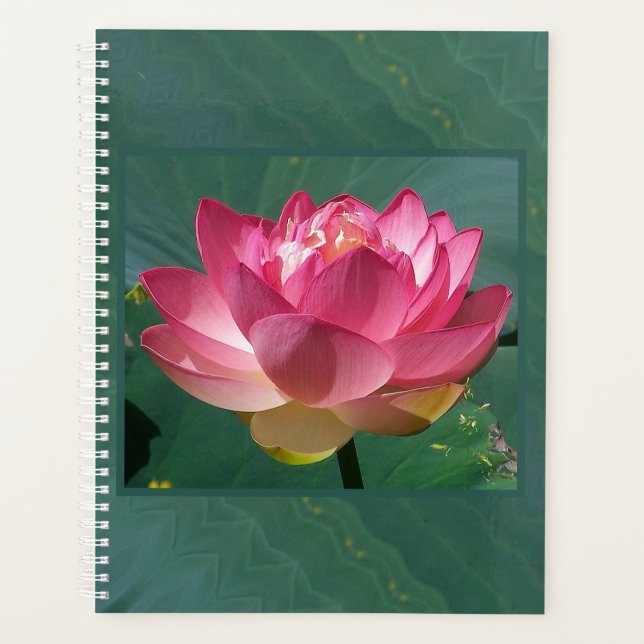 Lg Planner Pink Lotus (Front)