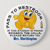 Lg. School Hall - HALL PASS