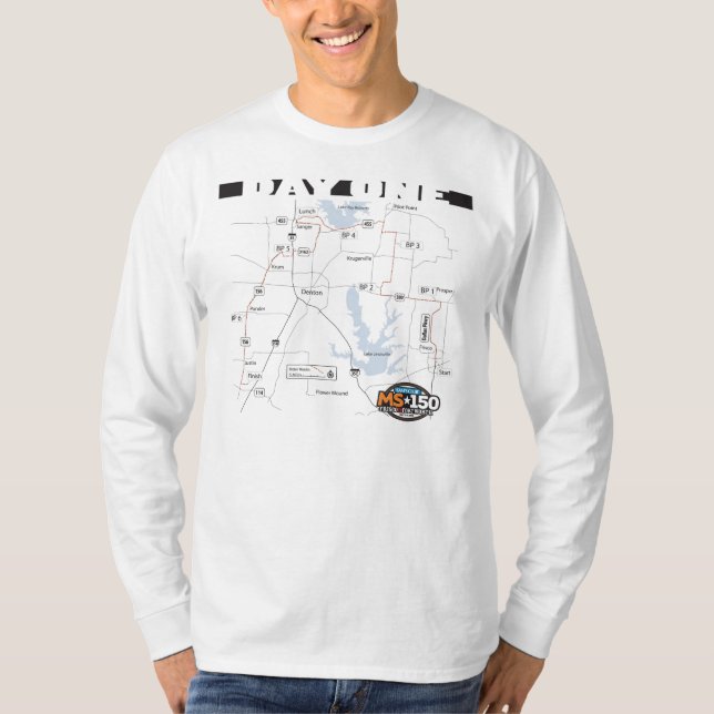 lg-slv t-shirt 2008 Sam's Club MS150 Route (Front)