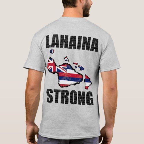LG TRIBAL LAHAINA STRONG HI Flag ISLANDS TI LEAF  T_Shirt