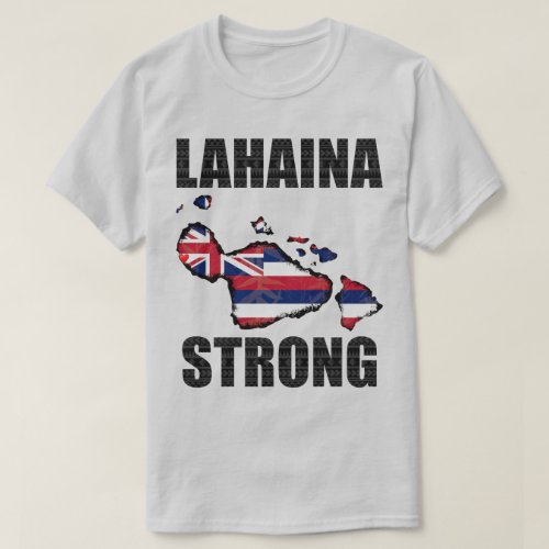 LG TRIBAL LAHAINA STRONG HI Flag ISLANDS TI LEAF  T_Shirt