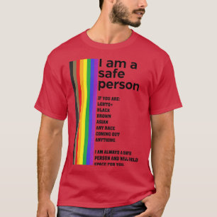 LGB I Am A Safe Person And Will Hold Space For You T-Shirt