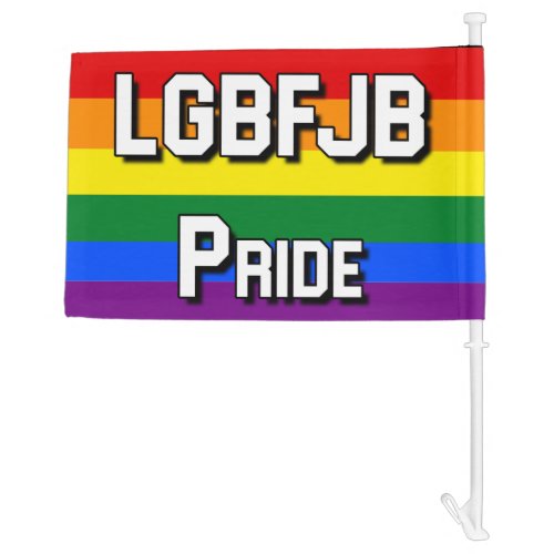 LGBFJB CAR FLAG