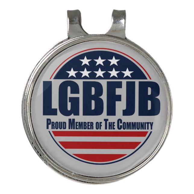 LGBFJB GOLF HAT CLIP (Front)