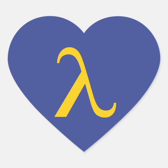 LGBT Activism Heart Sticker (Front)