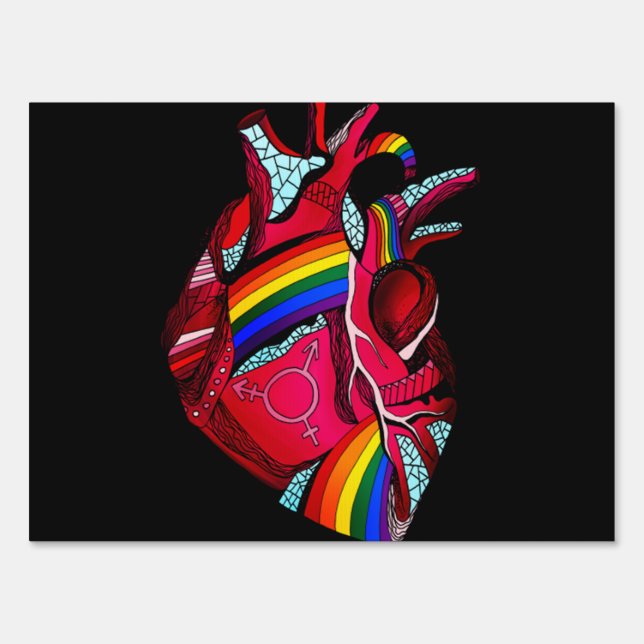 LGBT Ally Awareness LGBTQ Visibility Pride Gay and Sign (Front)