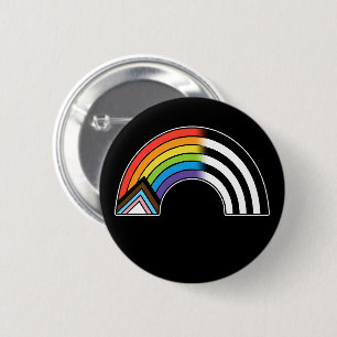 LGBT Ally Flag Progress Pride Flag Straight Ally Button