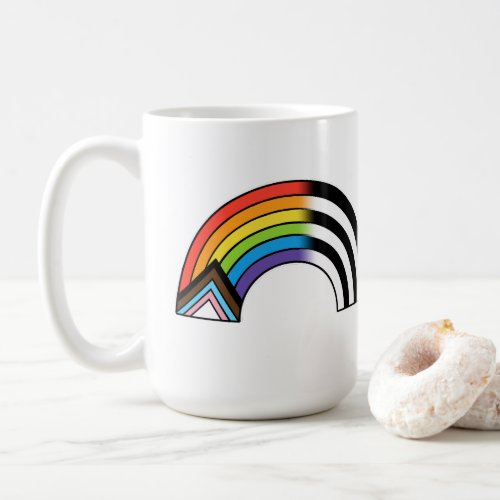 LGBT Ally Flag Progress Pride Flag Straight Ally Coffee Mug