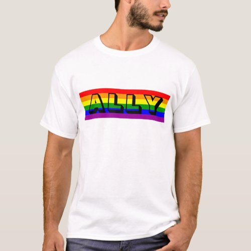 LGBT Ally Mens T_Shirt