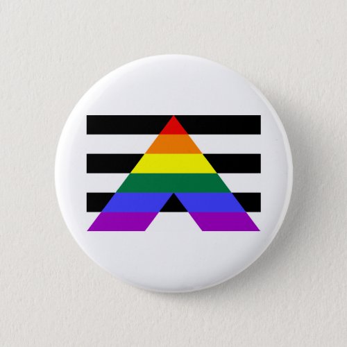 LGBT Ally PRIDE flag Button