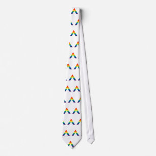 LGBT ALLY Rainbow Gay Pride Flag Neck Tie